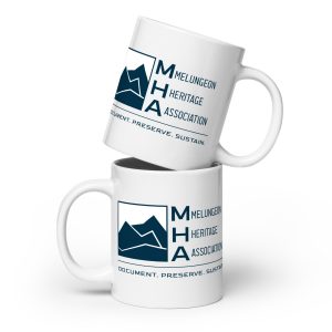 MHA Classic Logo White glossy mug